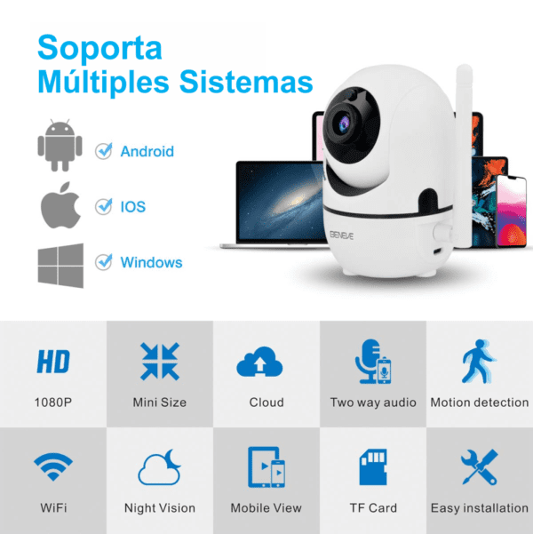 CAMARA DE SEGURIDAD IP WIFI 1080P - Imagen 9
