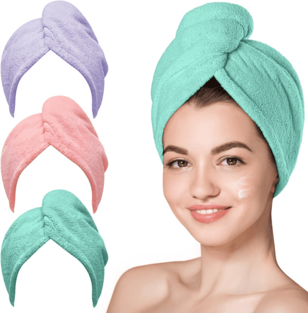 TOALLA TIPO TURBANTE MICROFIBRA SUAVE - Imagen 2